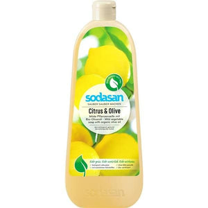 Bio Liquid Soap Lemon Olive Oil 1L - Sodasan - Crisdietética