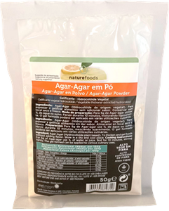 Agar Agar Powder 50g - Naturefoods - Crisdietética