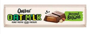 Riegel Schokoladen-Hafer-Haselnuss-Brownie Bio 42g - Ombar - Crisdietética