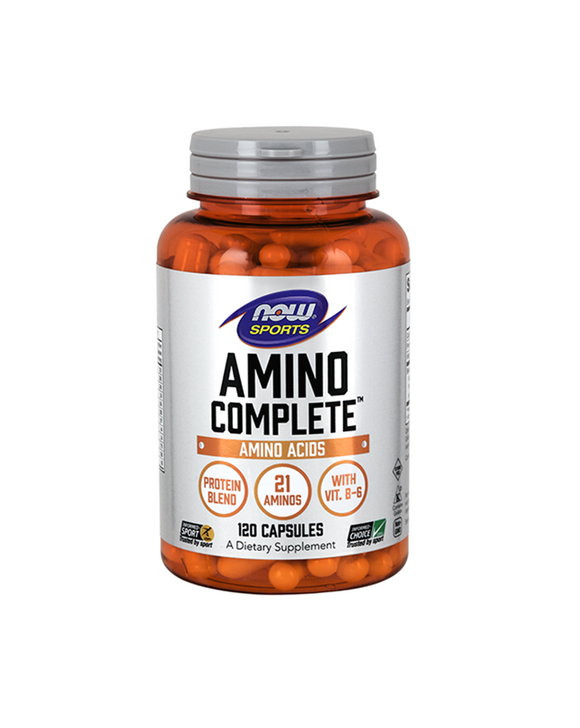 NOW Sports Amino Complete 120 CápsulaS - Celeiro da Saúde Lda