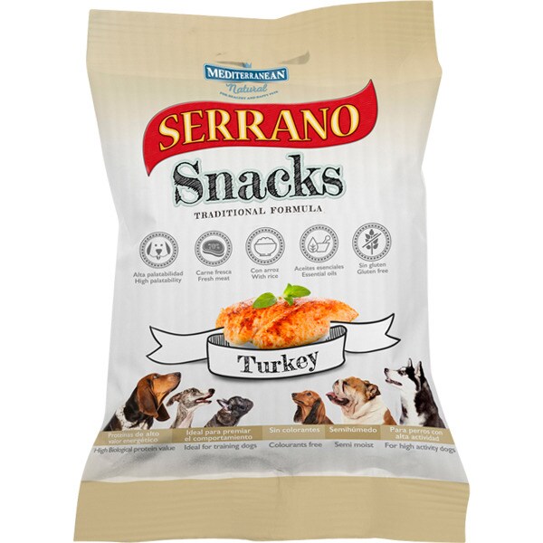 Snack Pack Chien Péruvien 5x100g - Serrano Snacks - Crisdietética