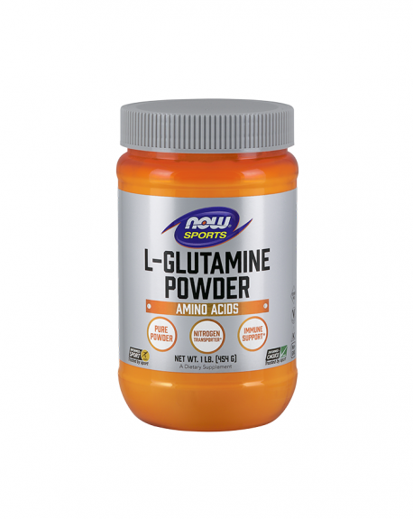 NOW Sports L-Glutamine Powder 454g - Celeiro da Saúde Lda