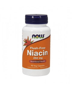 NOW Niacin Flush Free 250mg 90 Capsules - Celeiro da Saúde Lda