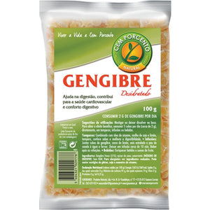 Dehydrated Ginger 100gr - One hundred percent - Chrysdietética
