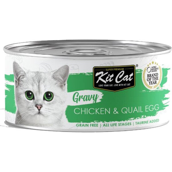 Kit Cat Chicken & Quail Egg Sauce 70g - Crisdietética