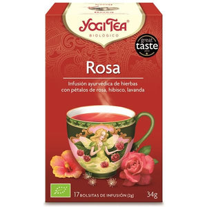 Infusão Rosa 17 Saquetas - Yogi Tea - Crisdietética