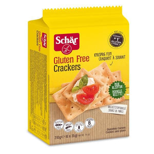 Glutenfreie Cracker Wafer 210g - Schar - Crisdietética