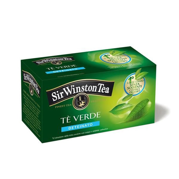 Chá Verde Descafeinado 20 Saquetas - Sir Winston Tea - Crisdietética