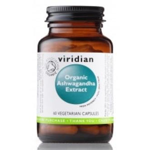 Organic Ashwagandha Extract 60 Capsules - Viridian - Crisdietética