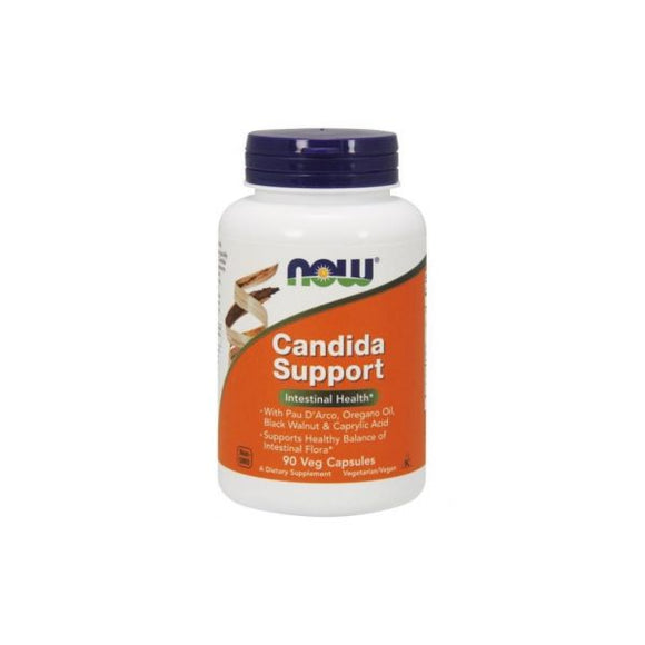 Candida Support 90 cápsulas - Now - Crisdietética