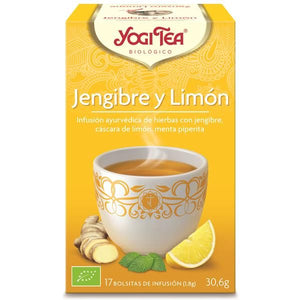 Infusão de Gengibre e Limão 17 Saquetas - Yogi Tea - Crisdietética
