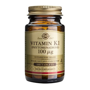 Vitamina K1 100mg 100 Cápsulas - Solgar - Crisdietética
