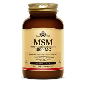 MSM 1000mg 60 Comprimidos - Solgar - Crisdietética