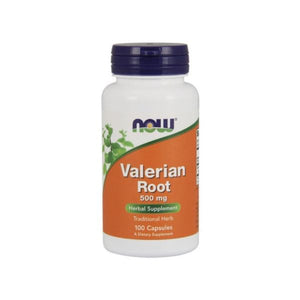 Valerian Root 500mg 100 capsules - NOW - Crisdietética