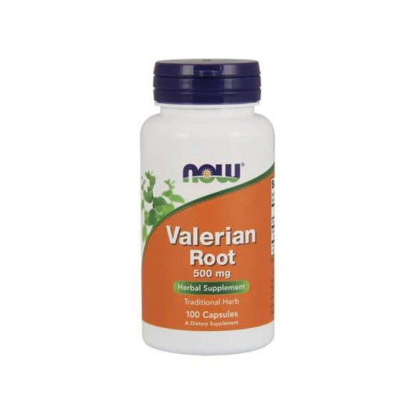 Valerian Root 500mg 100 cápsulas - NOW - Crisdietética