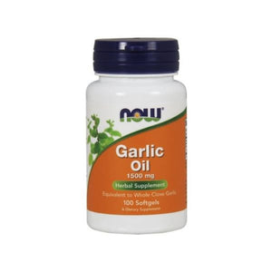 Garlic Oil 100 Capsules - Now - Chrysdietética