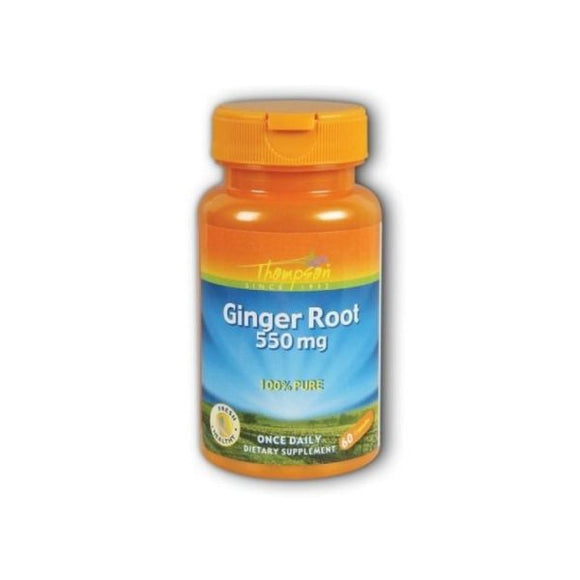 Ginger Root 550mg 60 Cápsulas - Thompson - Crisdietética