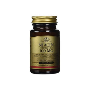 Niacin 100 mg 100 Kapseln - Solgar - Crisdietética