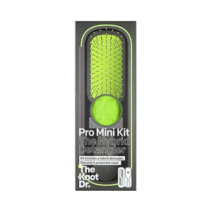 The Hybrid Detangler Pomelo Pro Mini Hair Brush Kit - The Knot Dr. - Crisdietética