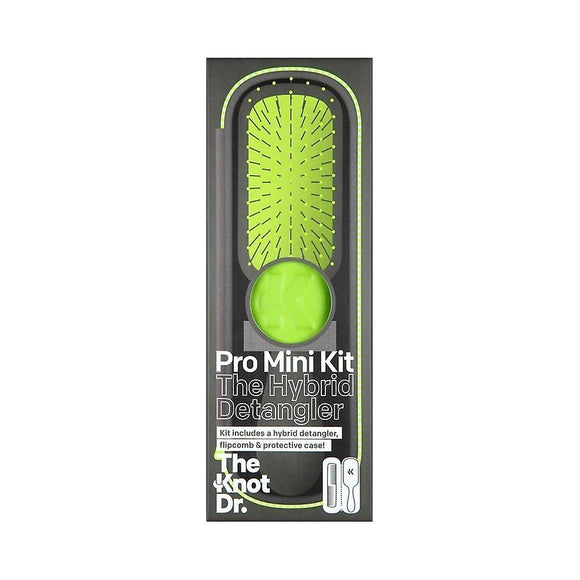 Escova de Cabelo Pro Mini Kit The Hybrid Detangler Pomelo - The Knot Dr. - Crisdietética