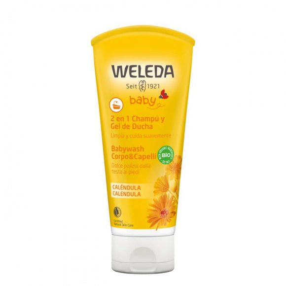 Shampoo e Gel de Duche Calêndula 200ml - Weleda - Crisdietética