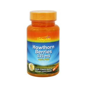 Hawthorn Berries 525mg 60 Capsules - Thompson - Chrysdietetic