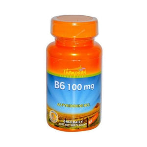 Vitamin B6 100 mg 60 Tabletten - Thompson - Crisdietética