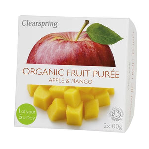 Puré de Manzana y Mango Ecológico 200g - ClearSpring - Crisdietética