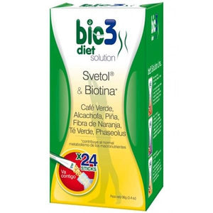 Solution diététique Svetol + Biotine 24 Sachets - Bie3 - Crisdietética