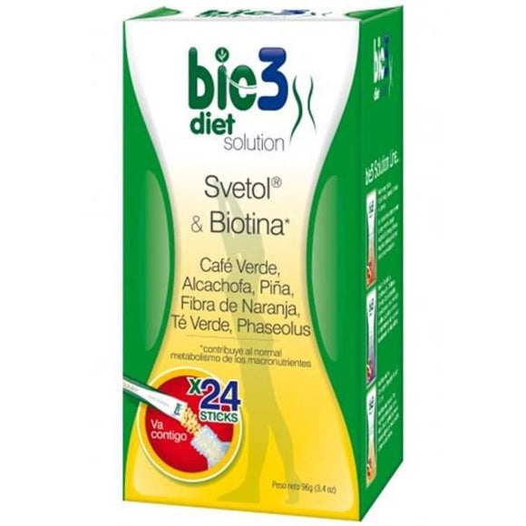 Diet Solution Svetol + Biotina 24 Saquetas - Bie3 - Crisdietética
