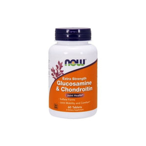 Glucosamine & Chondroitin 60 Capsules - Now - Crisdietética