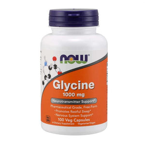 Glycine 1000mg 100 gélules - Maintenant - Crisdietética