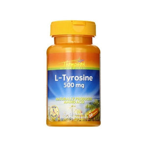 L-Tyrosine 500mg 30 Cápsulas - Thompson - Crisdietética
