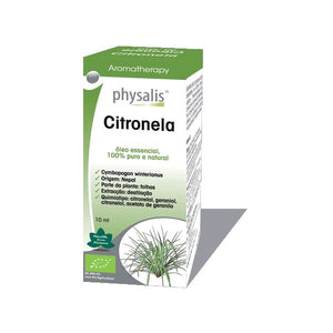 Óleo Essencial Citronela 10ml - Physalis - Crisdietética