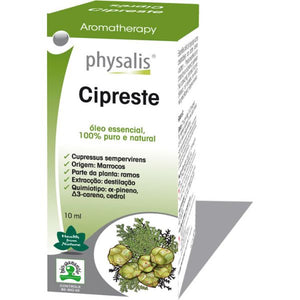 Cypress Essential Oil 10ml - Physalis - Crisdietética