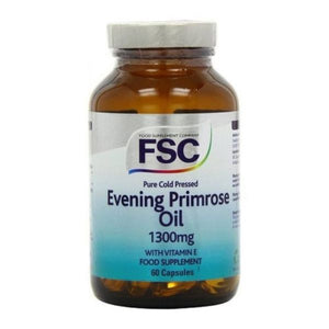 Evening Primrose Oil 1300mg + Vitamina E 60 Cápsulas - FSC - Crisdietética