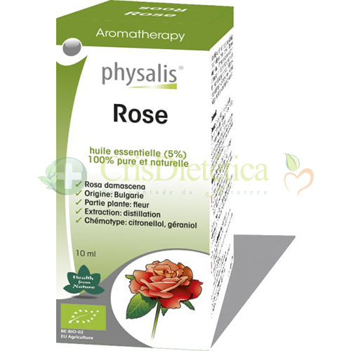 Óleo Essencial Rosa 5% 10ml - Physalis - Crisdietética