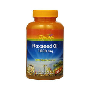 Flaxseed Oil 1000mg 100 Capsules - Thompson - Crisdietética