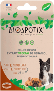 Collare per cani Biogance Biospotix fino a 38 cm - Chrysdietética