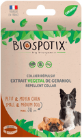 Collier pour chien Biogance Biospotix jusqu'à 38cm - Chrysdietética