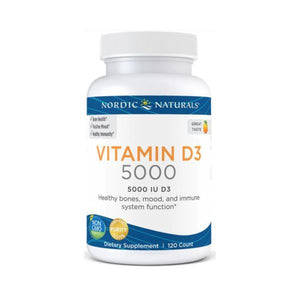 Vitamin D3 5000 120 capsules - Nordic Naturals - Chrysdietetic