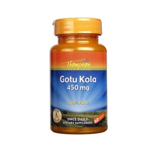 Gotu Kola 450 mg 60 pastillas - Thompson - Chrysdietetic