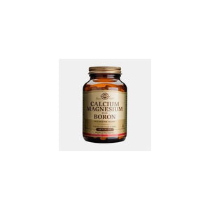 Calcium Magnesium Plus Boron 100 Comprimidos - Solgar - Crisdietética