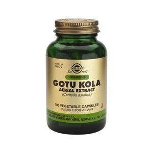 Gotu Kola空中提取物Centella Asiatica 100粒-Solgar-Crisdietética