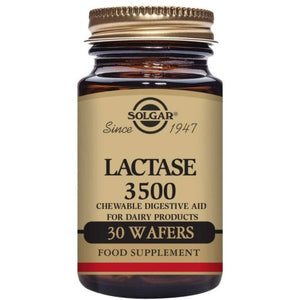 Lactase 3500 30 Comprimidos Mastigáveis - Solgar - Crisdietética