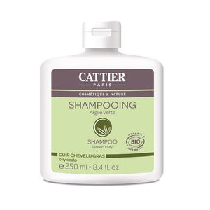 Grünes Ton Fettiges Haar Shampoo 250ml - Cattier - Crisdietética