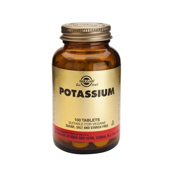 Potassium 100 Comprimidos - Solgar - Crisdietética