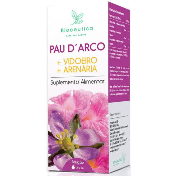 Pau D' Arco + Vidoeiro + Arenária 250ml - Bioceutica - Crisdietética