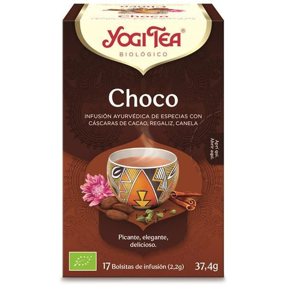 Infusão de Chocolate 17 Saquetas - Yogi Tea - Crisdietética
