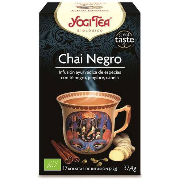 Chai Preto 17 Saquetas - Yogi Tea - Crisdietética